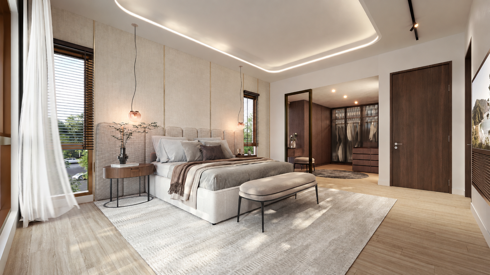 Artist's impression of Centurion master bedroom